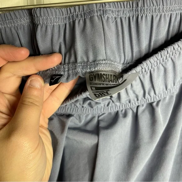 Gymshark Pro Perform Elite Reflective Track Pant Bottoms Steel Blue Size Medium - Picture 6 of 8